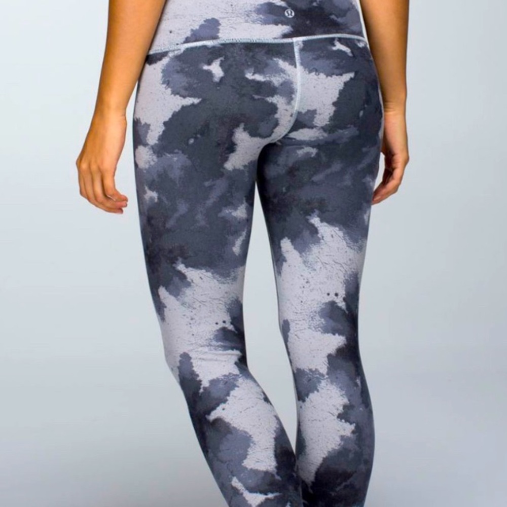Lululemon Wunder Under 31” Pant Floral Platoon Sz 6